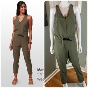Backcountry On the Go Olive Green Women's Jumpsuit Medium